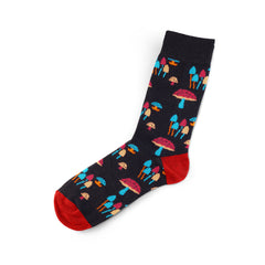 Mushroom Socks for Unisex Adult Funny Colorful Gift Socks Gift for Him Pop Art Socks Stylish Unisex Socks Cotton Art Socks