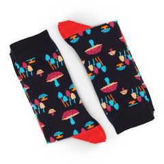 Mushroom Socks for Unisex Adult Funny Colorful Gift Socks Gift for Him Pop Art Socks Stylish Unisex Socks Cotton Art Socks