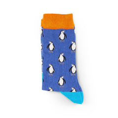 Penguin Socks Custom Socks Groomsmen Socks Animal Print Penguin Cute Sock Funny Custom Pet Socks Cotton Socks Gift Him or Her Groomsmen Gift