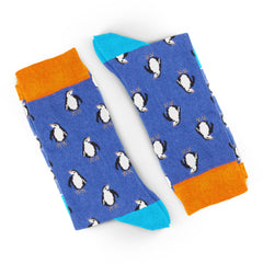 Penguin Socks Custom Socks Groomsmen Socks Animal Print Penguin Cute Sock Funny Custom Pet Socks Cotton Socks Gift Him or Her Groomsmen Gift