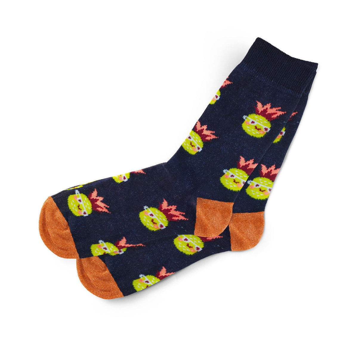 Pineapple Socks for Women and Men Premium Cotton Socks Gift Colorful Funny Custom Socks for Tennis , Golf Socks for Funny Adults