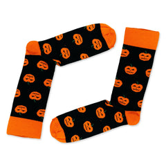 Thanksgiving Socks - Pumpkin Socks - Halloween Funny Socks Gift Socks Merry Christmas Gift for Adults Cotton Socks - Groomsmen Socks