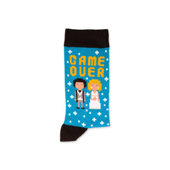 Game Over Socks Wedding Socks Groomsmen Socks Bridesmaid Socks Funny Socks Engagement Socks Gift Socks Unisex Socks Cotton Socks