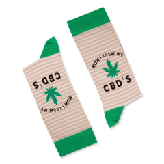 CBD Socks Now I Know My CBD'S Weed Socks Cannabis Socks Marijuana Socks 420 Socks Birthday Gift Socks Cotton Socks Pattern Socks Funny Socks