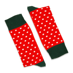 Funny Christmas Socks Set 4 Pair Christmas Socks for Women & Men Gift for Adults Cotton Groomsmen Christmas Socks Mid Calf