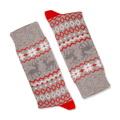 Funny Christmas Socks Set 4 Pair Christmas Socks for Women & Men Gift for Adults Cotton Groomsmen Christmas Socks Mid Calf