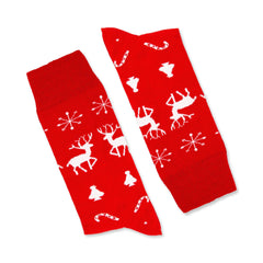 Christmas Socks Gift Deer Funny Socks Gifts Secret Santa Socks Merry Christmas Gift Socks Cotton Crew Socks Groomsmen Red Christmas Socks