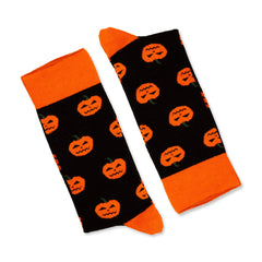 Pumpkin Socks Thanksgiving Gift, Lover Gift Socks for Couple, Harvest Pumpkin Soft Cotton Socks for Boyfriends Birthday Gifts