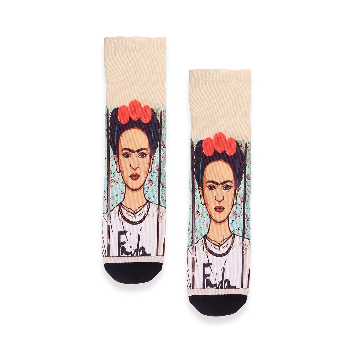 Frida Gift Socks Art Lovers Coworker Gifts for Christmas, Famous Paintings Crew Adult Socks for Strong Woman Gift Personal Gifts for Her