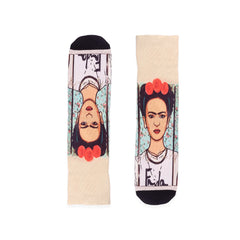 Frida Gift Socks Art Lovers Coworker Gifts for Christmas, Famous Paintings Crew Adult Socks for Strong Woman Gift Personal Gifts for Her