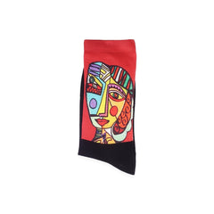 Picasso Women Socks for Painting Lovers, Woman by the Window Cool Socks Elegant Gifts for Her Birthday Unique Socks Gift for Her Christmas