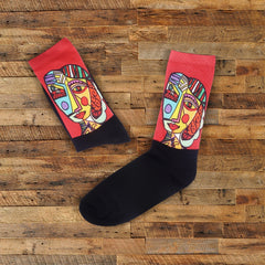 Picasso Women Socks for Painting Lovers, Woman by the Window Cool Socks Elegant Gifts for Her Birthday Unique Socks Gift for Her Christmas