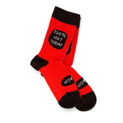 Gift Socks for Her&Him Cotton Socks 100% Not Today Socks Funny Socks Pattern Socks Unisex Socks Custom Socks Birthday Socks