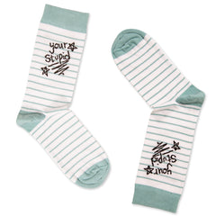 Cotton Socks Holiday Socks Your Stupid Socks Birthday Gift Socks Funny Socks Unisex Socks Pattern Socks Holiday Socks Cute Socks